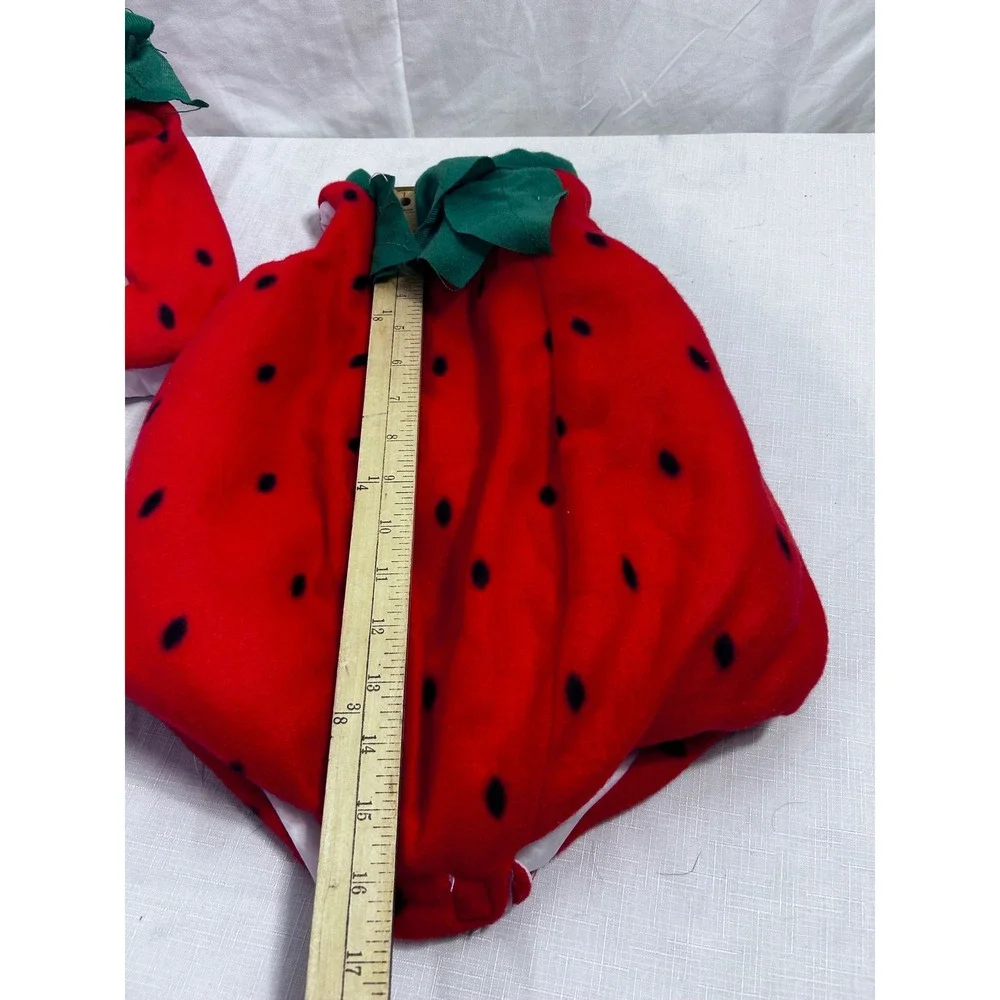 Rubies II Strawberry Costume Infant Red Berry Cute Plush 2pc Set Kids